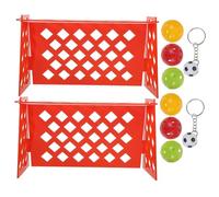 Veemoon 2 Sets Parrot Training Mini Football Field for Birds Interactive Pet Soccer Playground for Mental Stimulation and Physical Exercise Intelligence Development for Random Color