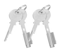 Veemoon 2 Sets Refrigerator Lock with Key: 22mm Cabinet Cylinder Freezer Lock Replacement - Toolbox Security Fridge Device with Keys