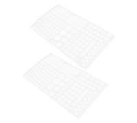 Veemoon 2 Sheets LED Light Dimming Stickers Light Blocking Tape for Home Appliances Power Outlets Routers Easy to Use Blackout Stickers