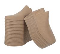 Veemoon 20 Pairs Paper Pulp Shoe Trees Eu 39-40 Brown Toe Box Shapers | Portable Cardboard Inserts, for Footwear Prep and Closet Storage, Suitable for Golf Shoes and Racks