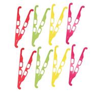 Veemoon 20 Pcs Cardboard Glasses Rainbow Colorful Light-up Frames for Festival Rave Party Nighttime Glow Spectacular Visual Effects Special Accessories
