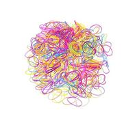 Veemoon 2000pcs Colorful Hair Rubber Bands Durable Elastic Bands for Hairstyles for Ponytails Braiding and Various Hairdos Random Colors Random Color
