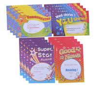 Veemoon 200Pcs Award Certificates Cartoon Completion Certificates for Assorted Style Paper for Graduation Bravery Recognition and School Reward Activities