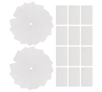 Veemoon 200pcs Blank White Index Cards 9x5.4cm - Printable Flashcards Double-Sided Unruled Cardstock for Vocabulary Practice, Calligraphy, Office Supplies, and Study