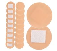 Veemoon 200pcs Breathable Round Bandages for Fingertips and Adhesive Circular Wound Protectors for Sports and Daily Use Hypoallergenic Finger Sleeve Plasters