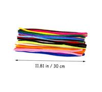 Veemoon 200pcs Colorful Plush Twisted Rods DIY Craft Accessories for Creativity Development Hand-Eye Coordination Logical Thinking Safe Handmade Materials Multipack