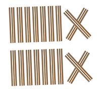 Veemoon 200pcs Copper Tube Beads Long Spacer Beads for DIY Jewelry Making Metal Tubes for Bracelet and Necklace Charms Fit