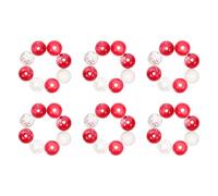 Veemoon 200pcs Crackle Glass Beads for Jewelry Making DIY Bracelets Necklaces Crafts Small Delicate Glass Beads for Handmade Accessories