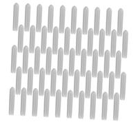 Veemoon 200pcs Dishwasher Prong Rack End Caps Protector Rubber Pvc Dishwasher Rack Repair Covers Reusable Smooth Surface for Homeowners Grey