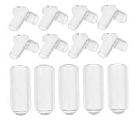 Veemoon 200pcs Headband End Caps Replacement Rubber Tips for Hair Band Accessories Diy Jewelry Making Protective Foot Covers