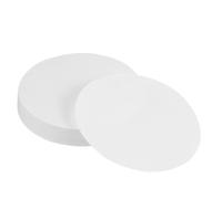 Veemoon 200pcs Qualitative Filter Paper Medium Speeds round Filter Paper Cotton Fiber Lightweight Easy to Use White for Boiler Water Analysis and Labs