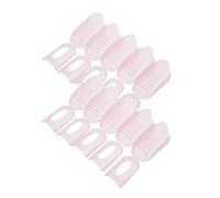 Veemoon 20pcs Adjustable Nail Clips for Soak Off Nail Gel Remover Wraps UV Gel Polish Removal Tools with Secure Fit Plastic Finger Clips for Manicure