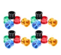 Veemoon 20pcs Assorted Colour Aluminum Pigeon Leg Bands Easy to Manage and Visually Appealing Bird Leg Rings for Cockatiels and Other Birds Suitable for Poultry Distinguish Supplies