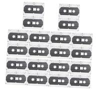 Veemoon 20pcs Audio Cassette Tape for Recording Standard Cassette Capacity for Voice Recording and Mixtape Projects