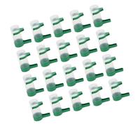 Veemoon 20pcs Automatic Pigeon Water Feeder for Small Birds and Parrots Reliable Plastic Bird Cage Feeders with Spillproof Design
