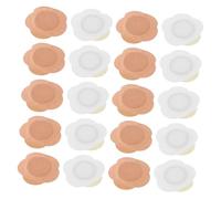 Veemoon 20pcs Castor Oil Patches Self-Adhesive Pack Soft Comfortable Wraps for Belly Button Travel-Friendly Reusable Oil Compress for Daily Relief