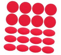 Veemoon 20pcs Coat Bag Cloth Buckle Large Coat Buttons Sewing Crafts Replacement Button for Clothes Red Wrapped