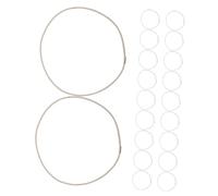 Veemoon 20pcs Elastic Rubber Bands for Microphone Mounts Vibration Isolation Rings for Condenser Mic Holder Clamp Noise Reduction Adjustable Tension Compatible with Various Microphone
