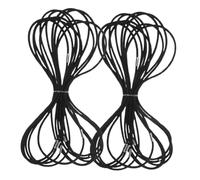 Veemoon 20pcs Elastic Rubber Shock Mount Bands for Condenser Microphone Holder Clamp Vibration Replacement Rings for Mic Stability in Podcasting Music Production Streaming Gaming
