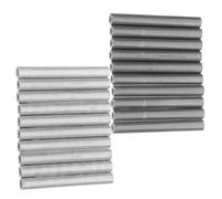 Veemoon 20pcs Electrolyzer Iron and Aluminum Rods for Laboratory Electrolysis Experiment, Telescopic Conductivity Test Bars for Water Purification and Heating Treatment