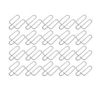 Veemoon 20pcs Galvanization Pet Cage Feeder Clips Replacement Cage Fixing Clips and Rabbit Feed Boxes Prevents Spillage and Escaping for Farms and Farming Environments