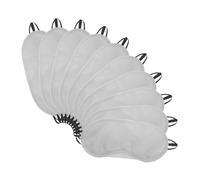 Veemoon 20pcs Lightproof Sleeping Eye Masks for Travel and Home Breathable Polyester Sleep Mask for Comfortable Rest Portable and Soft Eye Cover for Men and Women Grey