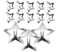 Veemoon 20pcs Luminous Stars Snap Clips for Hair Star Hair Pin Clips Barrettes for Women Styling Barrettes