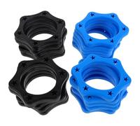 Veemoon 20pcs Microphone Anti-Rolling Silicone Sleeve Rings with Anti-Drop Protection for Handheld Mics, Non-Slip Mic Rings in Dark and Navy for KTV, Recording, and Speech Use