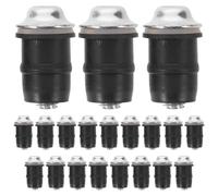 Veemoon 20pcs Motorcycle Windshield Screw, Aluminum Bolts Screws Silver | Motorcycle Fairing Hardware Kit, M5x16mm Aluminum Bolts Screws Replacements Parts for Bikes, Windscreen