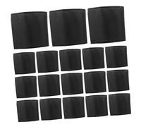 Veemoon 20pcs Mourning Armbands Black Fabric Funeral Memorial Arm Bands for Mourning Events Memorial Services Football Captains and Police Use