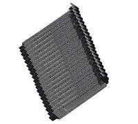 Veemoon 20pcs Pci Slot Cover Blanking Plate for Pc Case Metal Mesh Ventilation Deflector Dust Filter Accessories for Computer Chassis Black