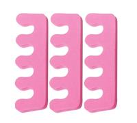 Veemoon 20pcs Pink Sponge Finger and Toe Separators for Nail Art and Manicure Applied to Shape False Nails Soft Comfortable Spacers for Pedicure