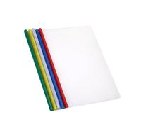 Veemoon 20pcs Plastic A4 File Folder with Non-Slip Locking Bar High Capacity Paper Organizer Contract File Holder for School and Office Use Random Color
