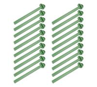 Veemoon 20pcs Plastic Bird Perches with Unique Shape for Parrots and Birds, Helping Coordination and Entertainment, Standing Play Stand for Birdcage Accessories