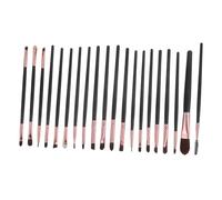 Veemoon 20Pcs Portable Eye Brush Soft Bristle Makeup Tools for Foundation Eyebrow and Powder Application Durable Easy to Grip Handle for Daily Use for Professional and Personal Makeup