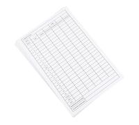 Veemoon 20pcs Portable Golf Scorecard Made of Coated Paper Smooth Writing Experience, Sturdy Copperplate Material for Accurate Record Use on The Golf Course