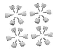Veemoon 20pcs Presser Foot Screws Sewing Machine Screw Kit Hand Tightened Large Thumb Design Steel Replacement Accessories for Industrial Household Models