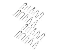Veemoon 20pcs Pyrography Wire Tips Replacement Set High Temperature Resistant Wood Burner Tool with Varied Precision Tips for DIY Woodcrafts and Leather Making