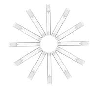 Veemoon 20pcs Refillable Travel Skincare Bottles Mini Clear Lotion Pump Dispenser for Airplane Toiletry Bag Portable Cosmetic Container for Foundation Essence Cream