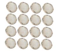 Veemoon 20pcs Round Resin Buttons for Sewing and Crafts Easy to Sew Decorative Single Hole Accessories for Suits Jackets and DIY Projects Durable Clothing Fasteners