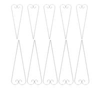 Veemoon 20pcs Shepherd's Crook Hooks, Iron Garden Stakes