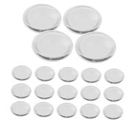 Veemoon 20pcs Silicone Eyelash Extension Pads Large Lash Perming Pallet Reusable Lash Holder Tools for Professional Eye Application and Adhesive Use