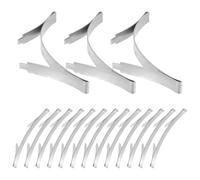 Veemoon 20pcs Sliding Wardrobe Door Positioner Track Stops for Closet Bottom Guide Rail Sliding Door Replacement Parts for Cabinet Suitable for Bedroom Wardrobes