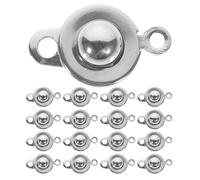 Veemoon 20pcs Stainless Steel Bracelet Connectors Snap Closure Hardware for Jewelry Making Lobster Claw Clasps for Necklaces and Bracelets Secure DIY Craft Accessories