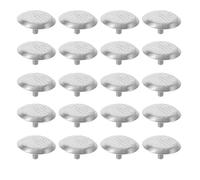 Veemoon 20pcs Stainless Steel Tactile Paving Guidance Nails Blind Pathways Sensory Studs - Non-Slip Bump Dots for Seniors Visually Impaired Subways Airports Floor Marker 1.4"