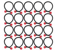 Veemoon 20pcs Tiny Hair Ties for Lightweight Fabric and Plastic Hair Accessories Cute Chic Design, for Daily Wear and Family Photo Props