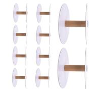 Veemoon 20Pcs Wire Winding Spools Craft Bobbins for Yarn Sewing Embroidery Thread Storage Organizer for Home Use