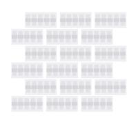 Veemoon 20sheets Self Adhesive Tabs for Notebooks Hole Reinforcement Stickers Index Label Stickers Adhesive Paper Tabs for Loose-Leaf Book Organization