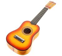 Veemoon 21 Inch Kids Acoustic Guitar 6 String Wooden Small Guitar Beginner Instrument (sun Color)