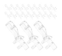 Veemoon 22pcs Blind Valance Clips for Window Blinds with Firm Grip Security, Plastic Material, Fits 2.12inch Roman Rod, Effortless Installation for Home Improvements and Living Space